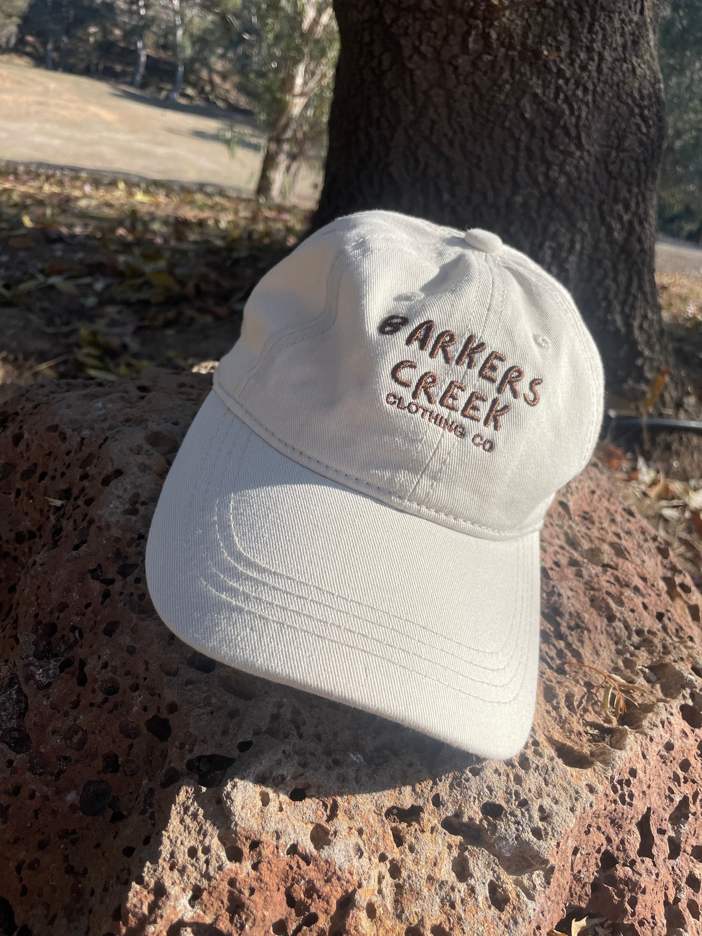 Beige with Chocolate adults size cap🧢