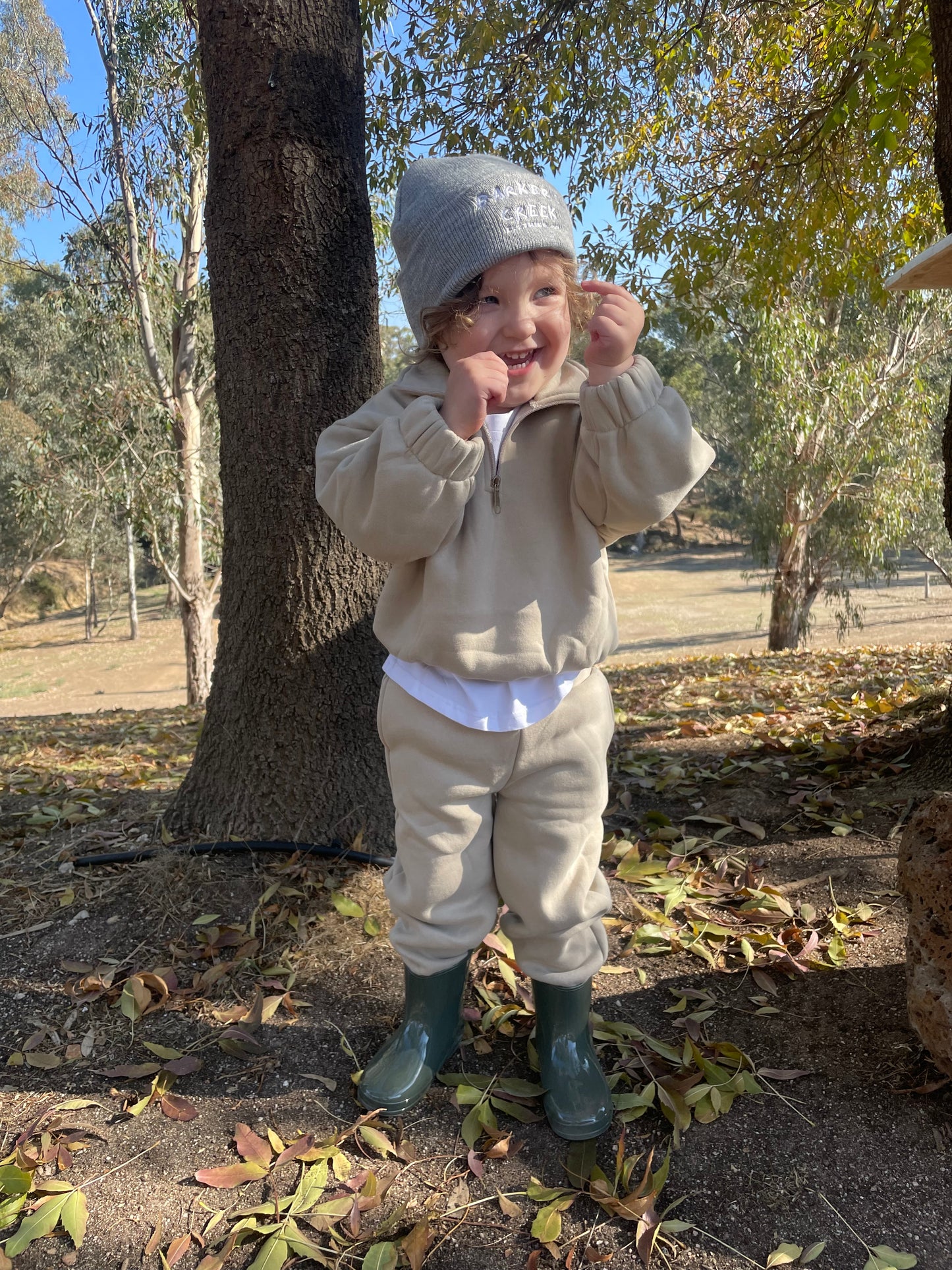 Dry grass tracksuit set