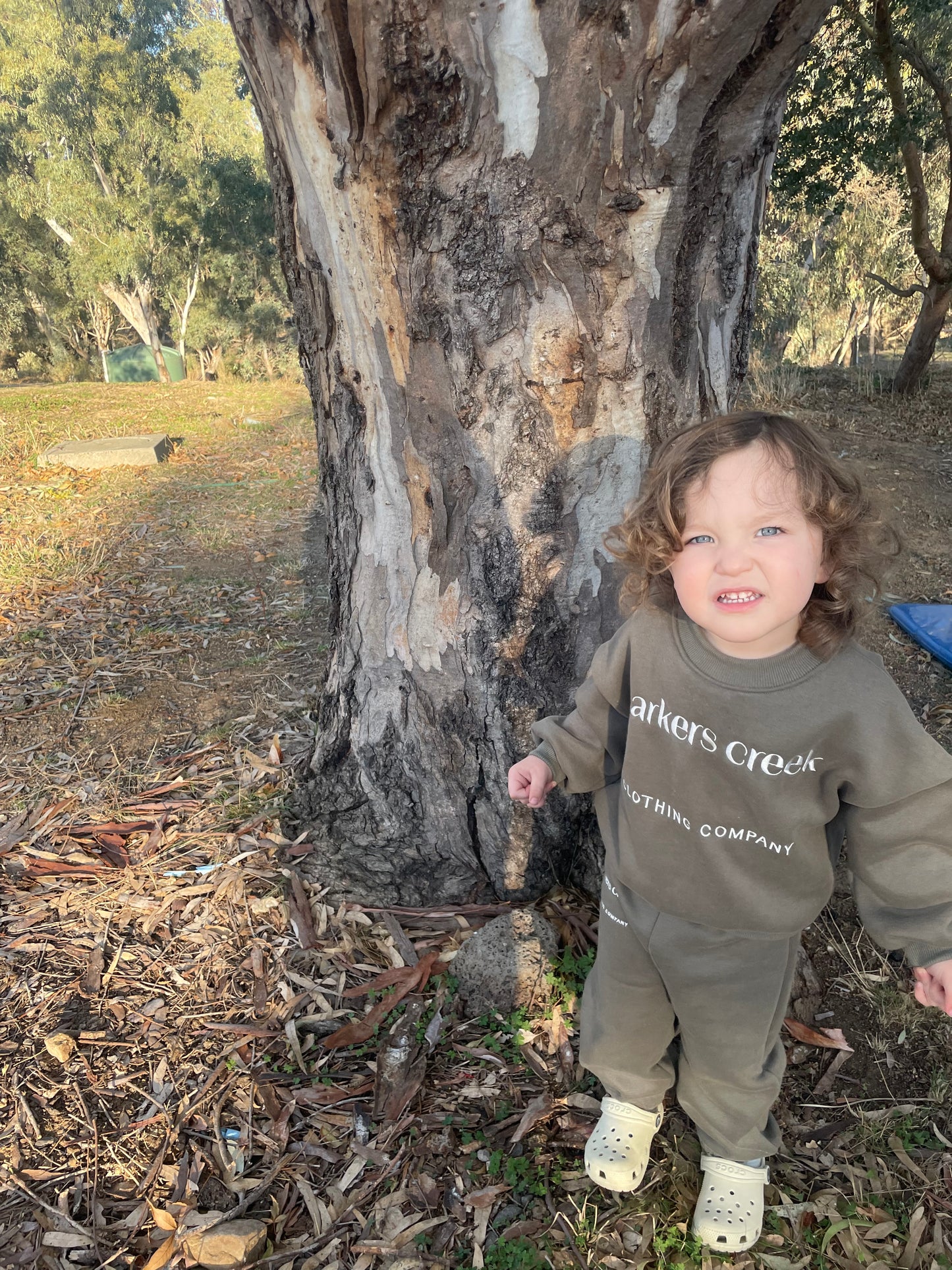Gum-nut tracksuit set