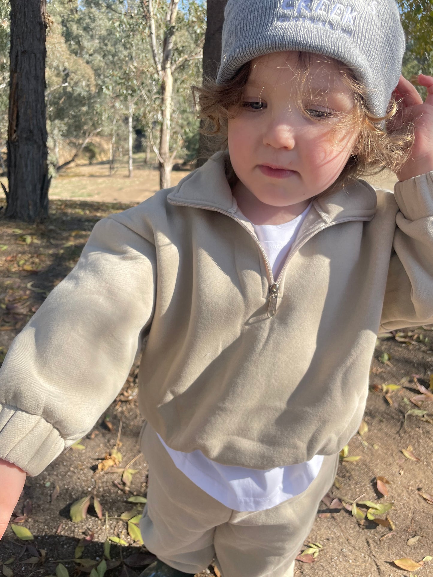 Dry grass tracksuit set