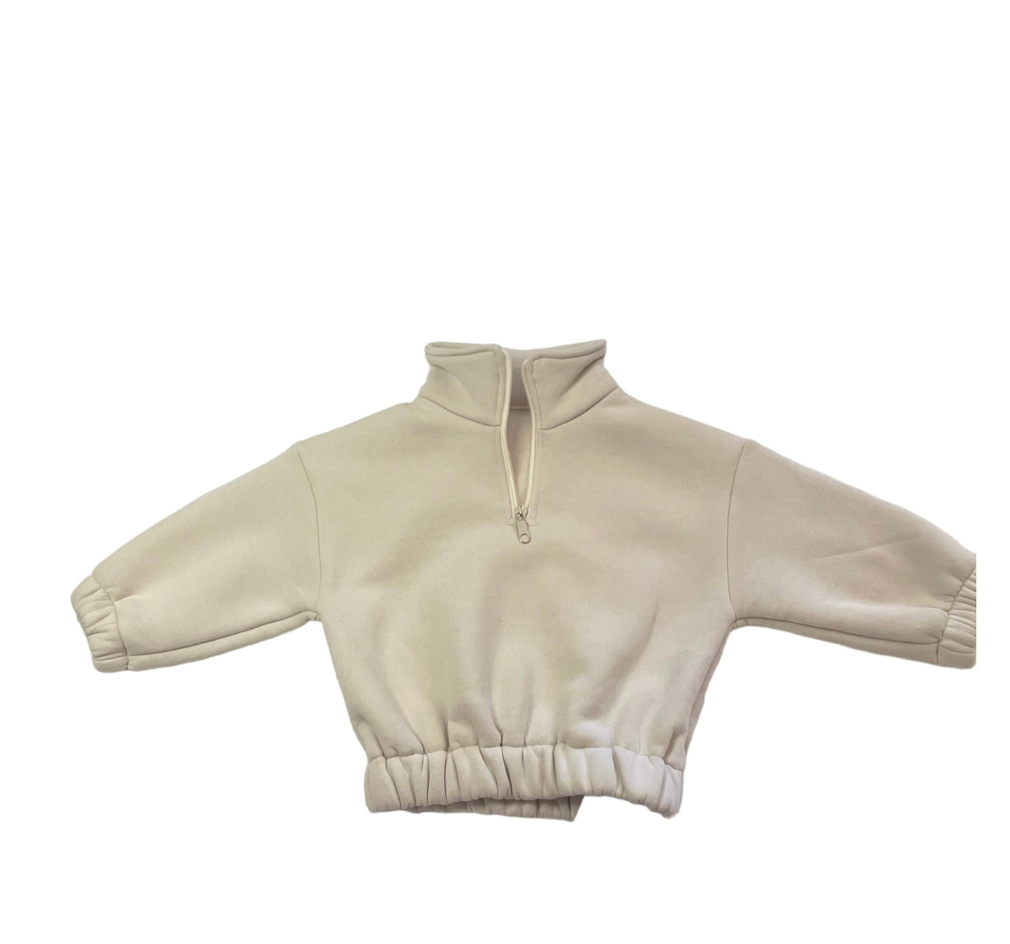 cream zip set