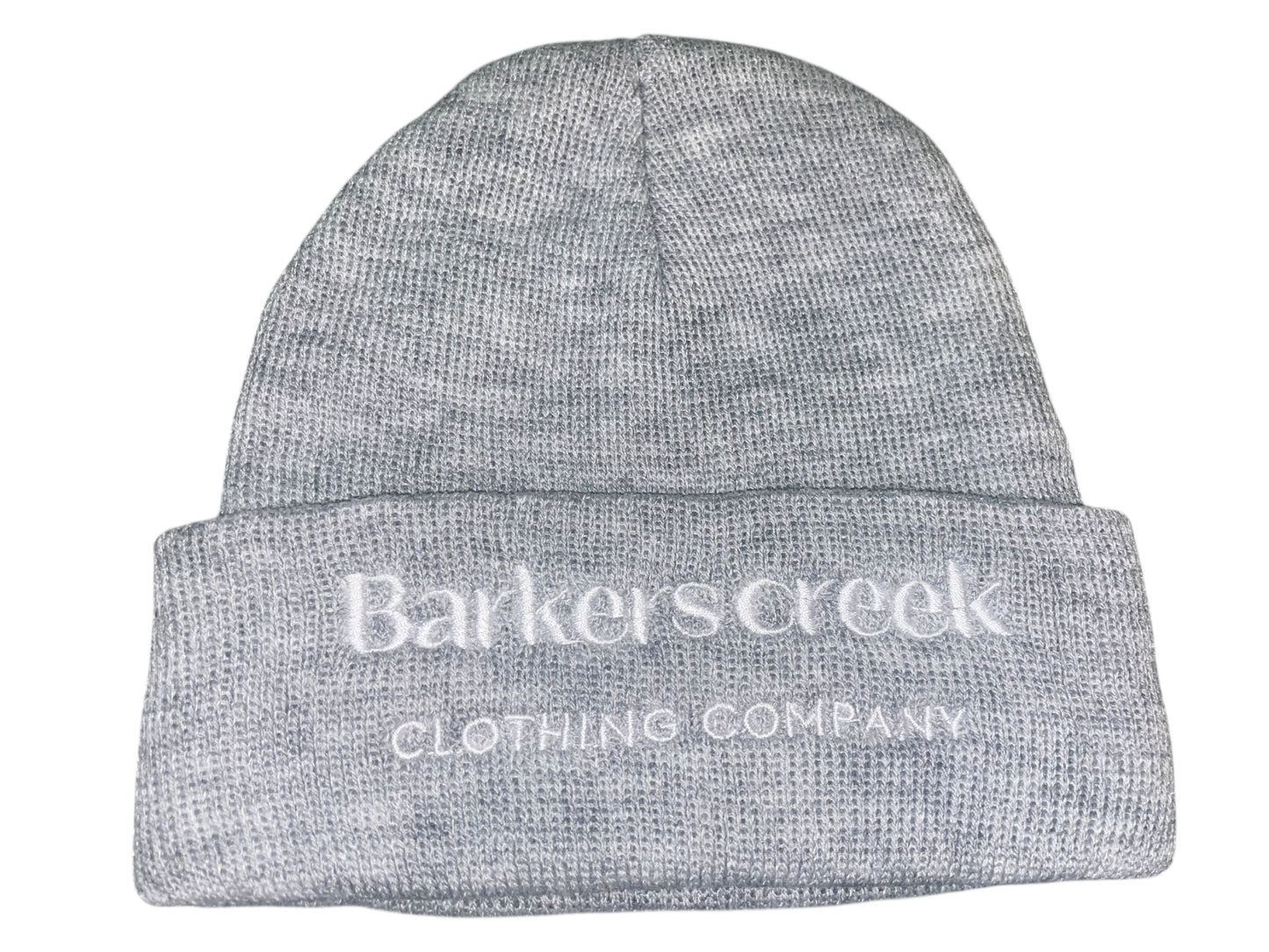 Light grey beanie classic logo