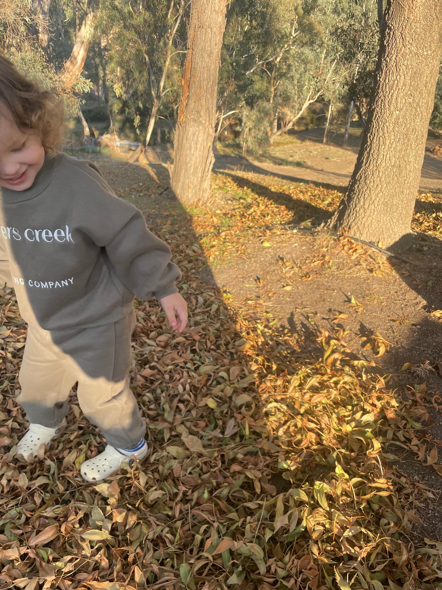 Gum-nut tracksuit set