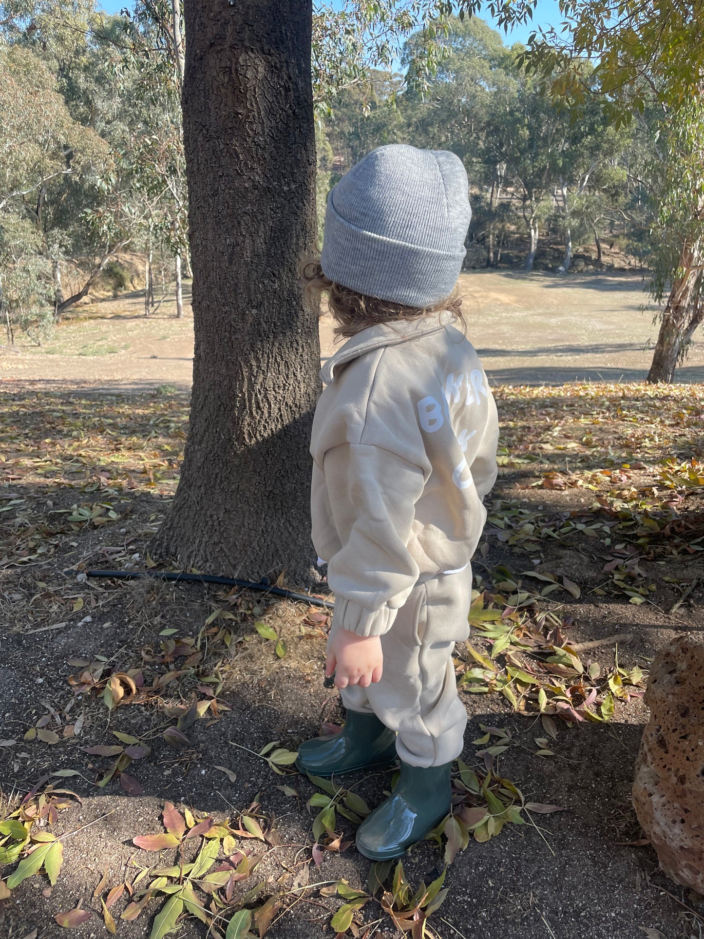 Dry grass tracksuit set